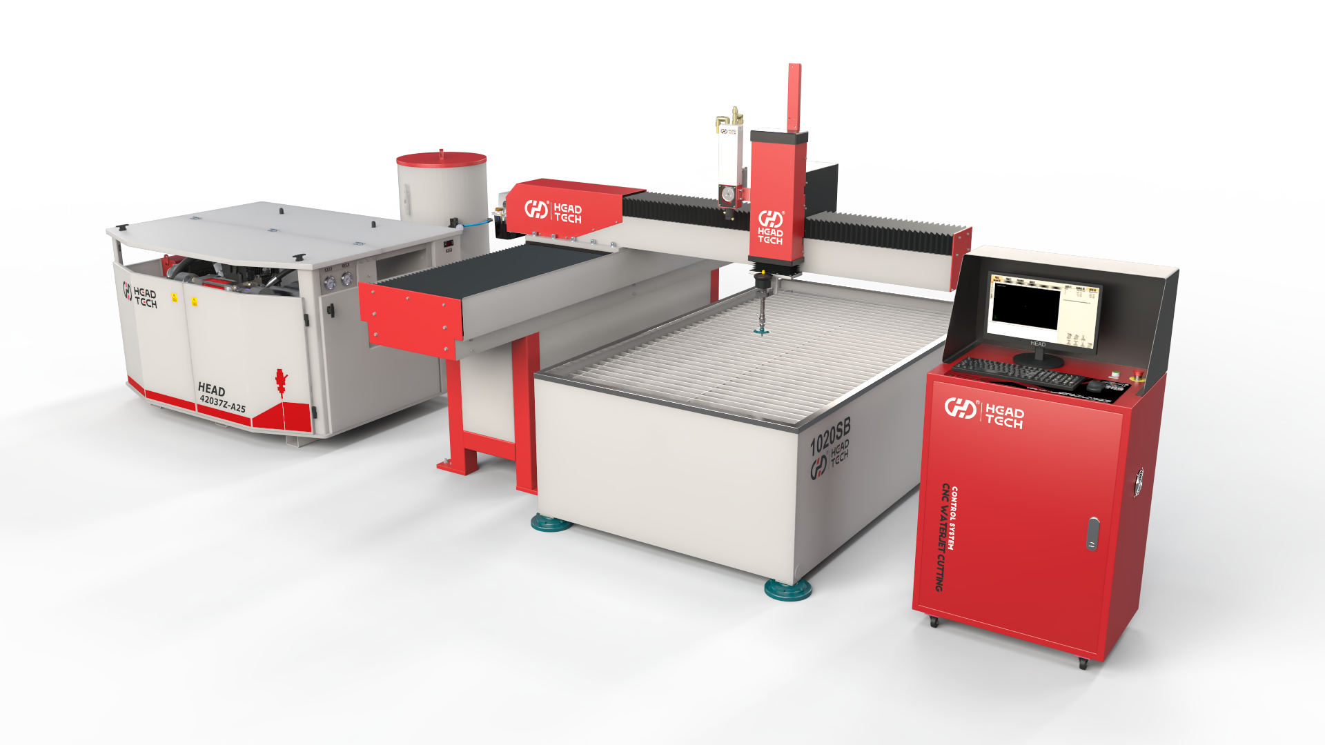 3 Achse 1000*2000 mm kleiner Wasserstrahlschneider