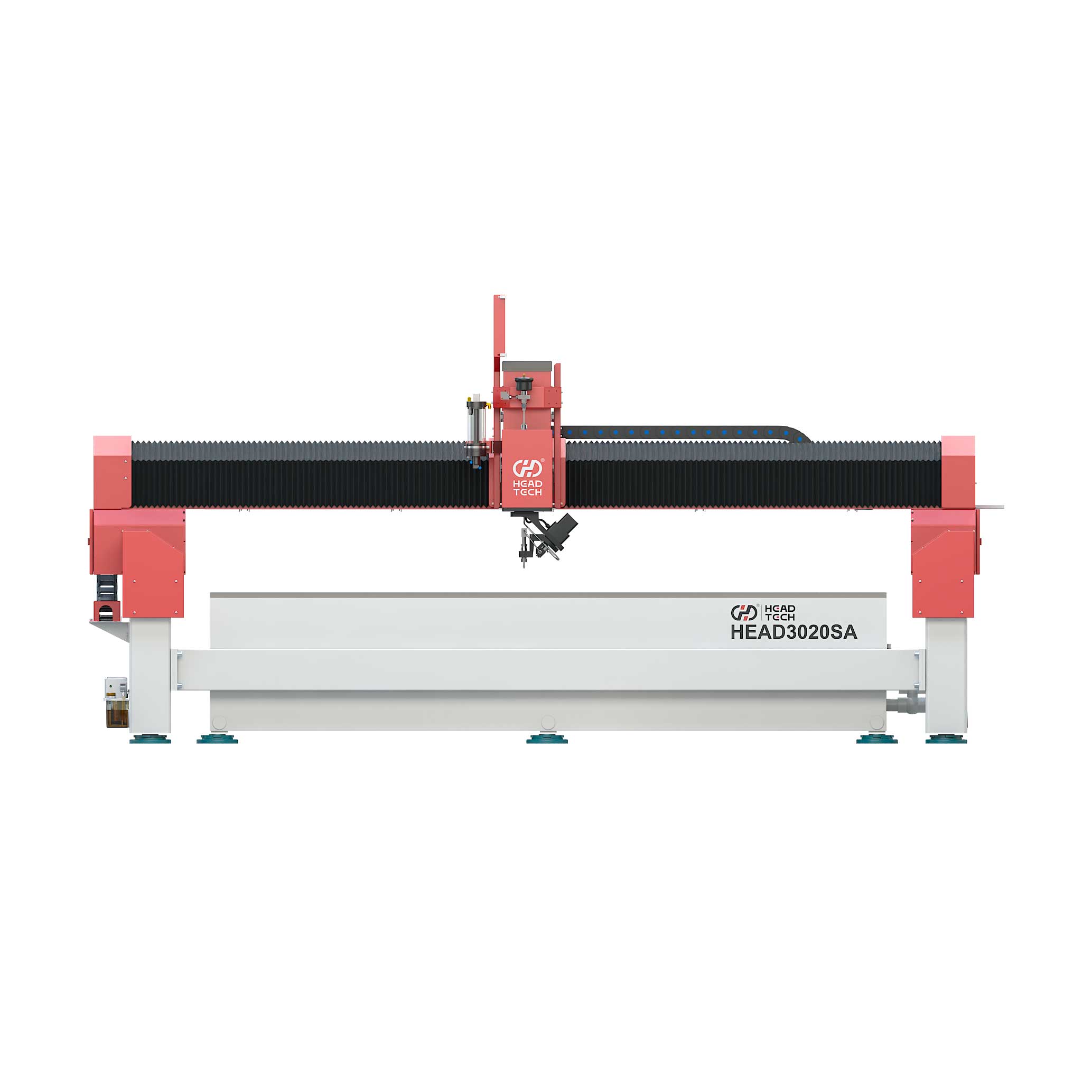 2025 neuer Konstruktionskopf 5 Achse 3000*2000 mm Wasserstrahlschneidmaschinenfabrikpreis