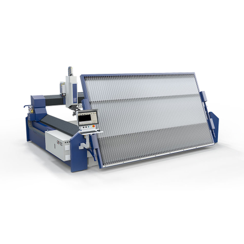 2025 Neues Design 5 Achsenkopf 4000*2000 mm Wasserstrahlschneidemaschine 