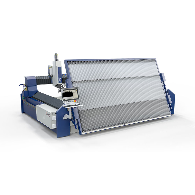 2025 Neues Design 5 Achsenkopf 4000*2000 mm Wasserstrahlschneidemaschine 