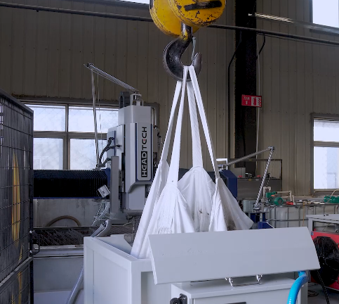 Schleifmittelentfernung