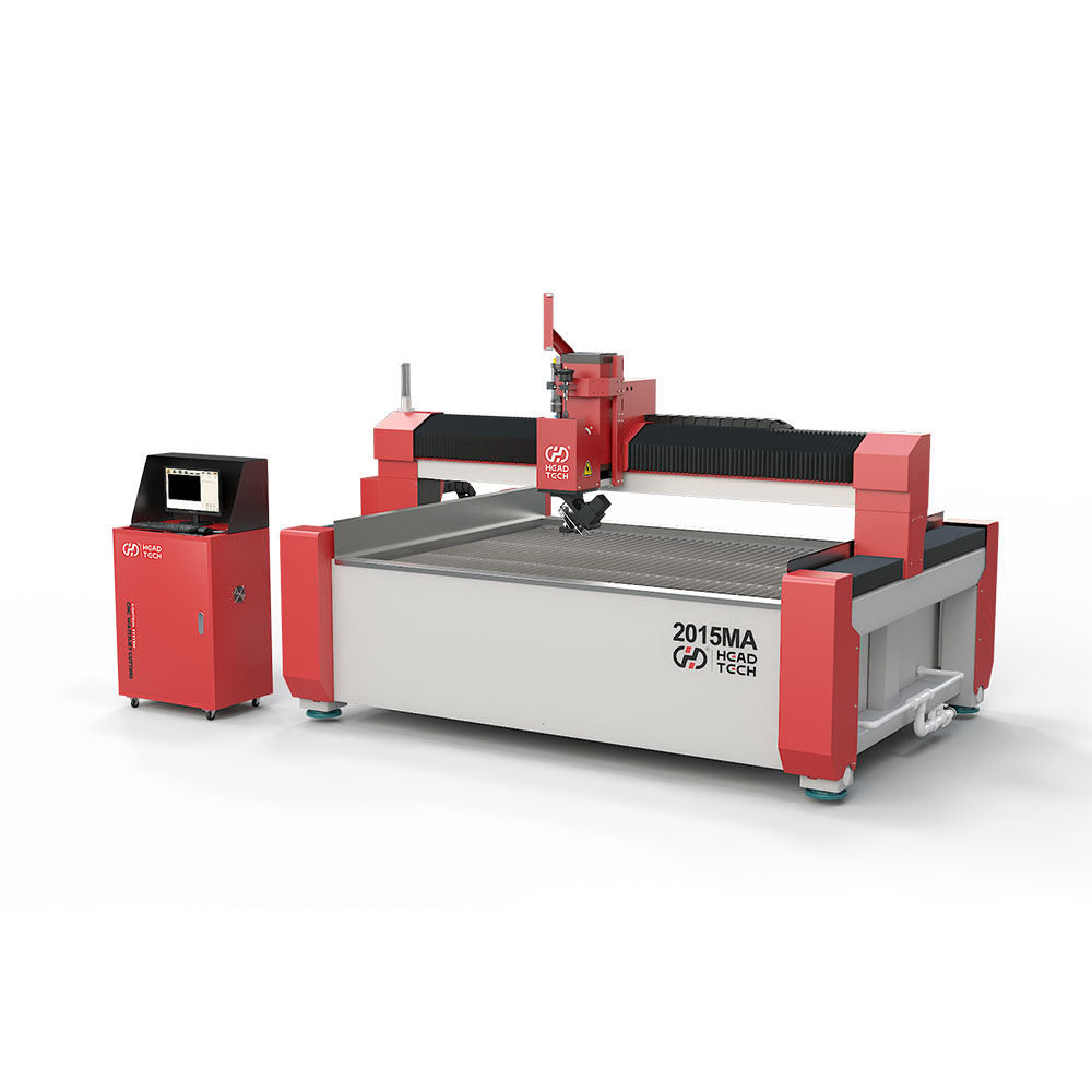Kopf 5 Achse 2000*1500 mm Monoblock Wasserstrahlschneidemaschine 