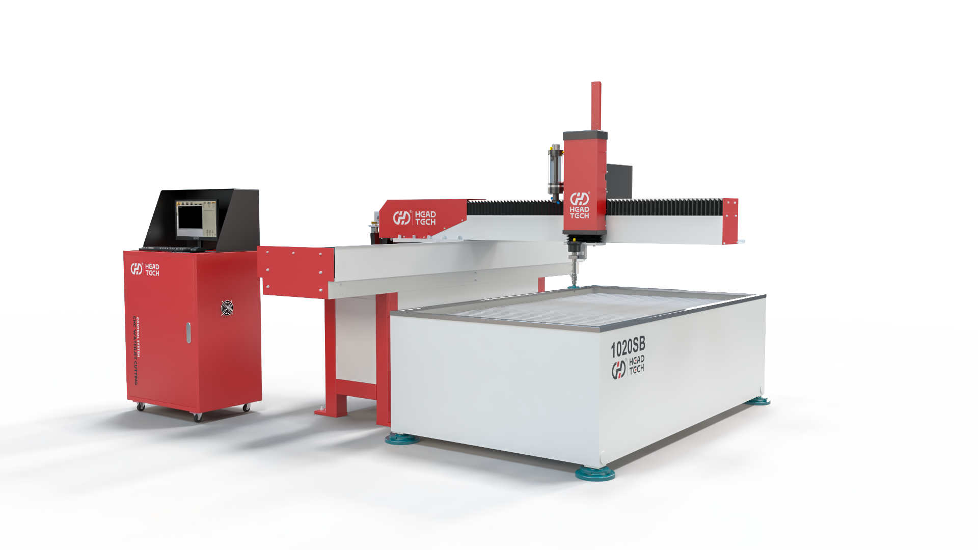 3 Achse 1000*2000 mm kleiner Wasserstrahlschneider