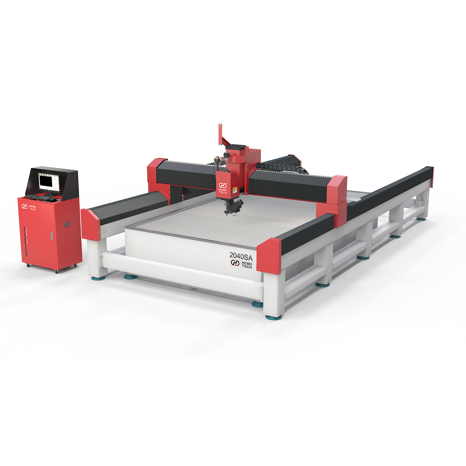 2025 Neues Produkt 5 Achsenkopf 2000*4000 mm Wasserstrahlschneidemaschine zum Verkauf