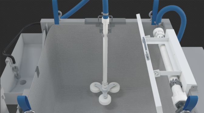 Schleifmittelentfernung