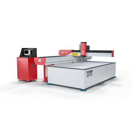 3 Achse1500*3000 mm Ausleger Wasserstrahlschneidemaschine 