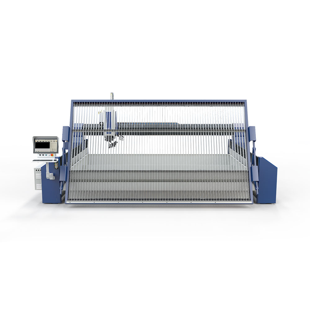 2025 Neues Design 5 Achsenkopf 4000*2000 mm Wasserstrahlschneidemaschine 