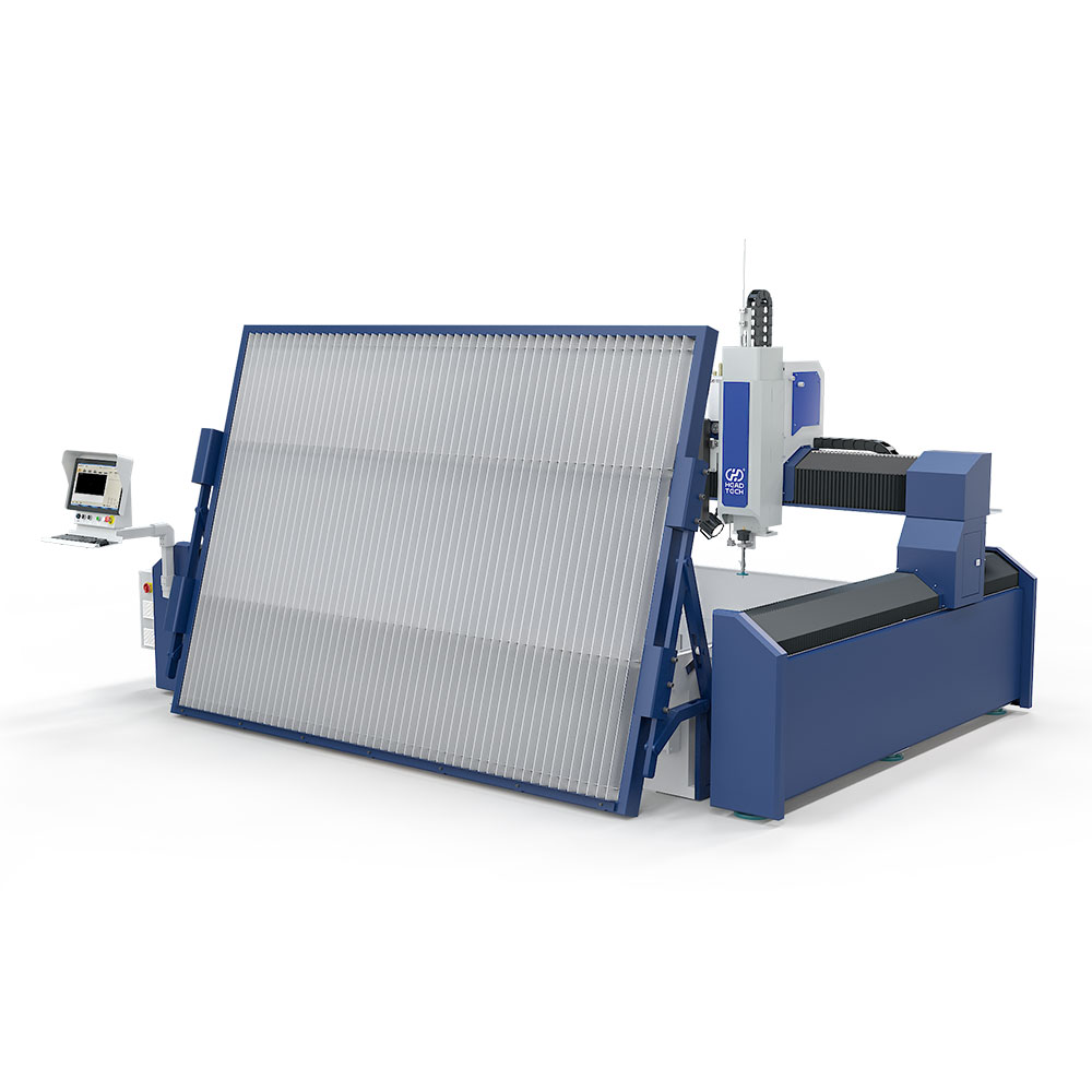2025 Neues Design 3 Achsenkopf 3000*2000 mm Wasserstrahlschneidemaschine 