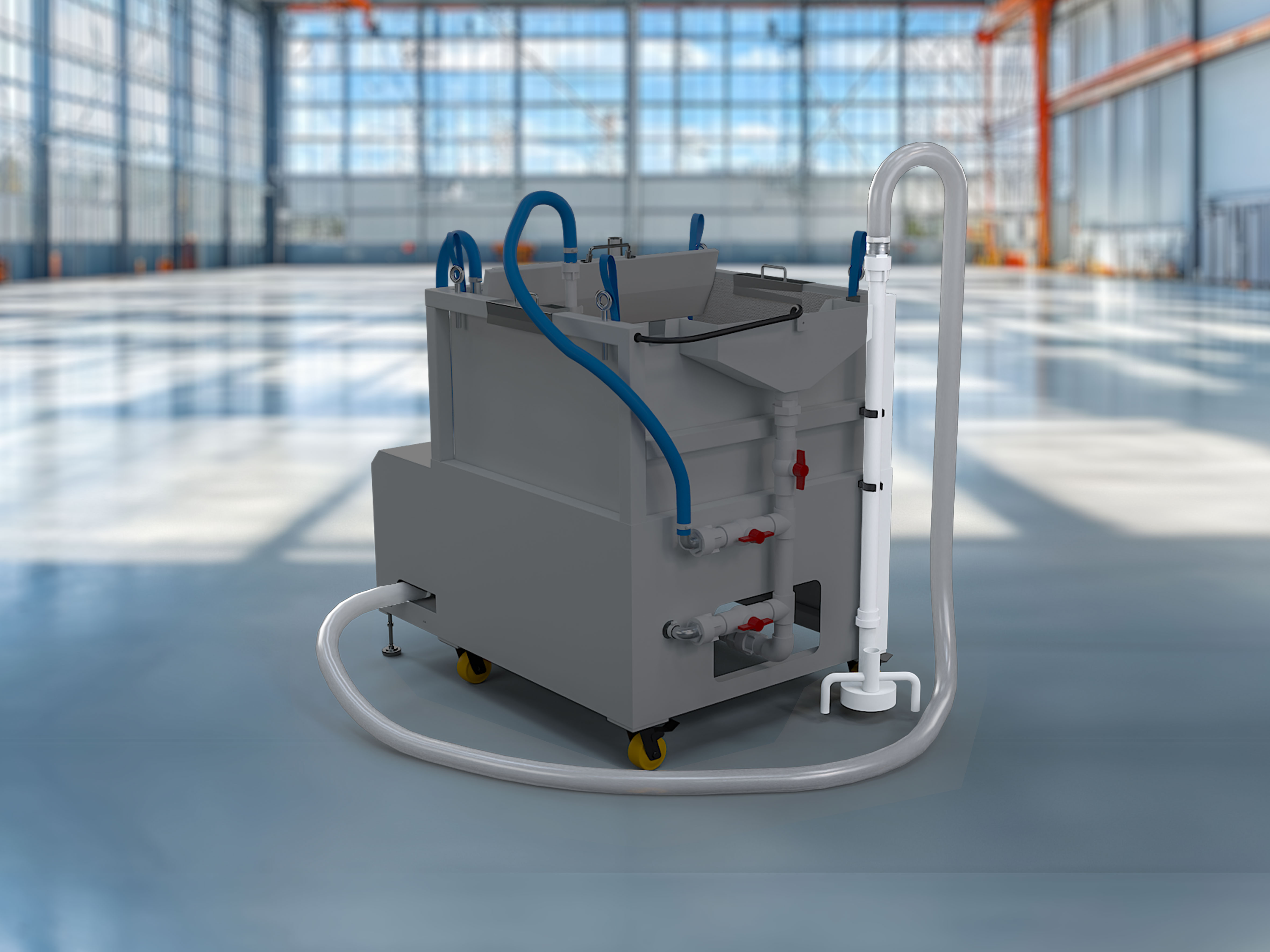 Schleifmittelentfernung